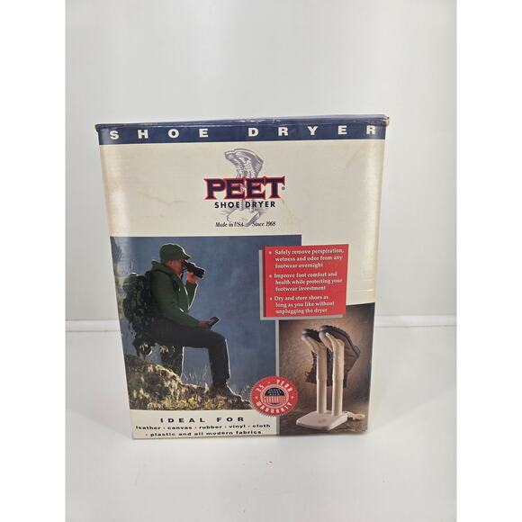 Peet shoe dryer original 2 port white tested works with box - Picture 1 of 8